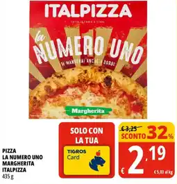 Tigros Pizza la numero uno margherita Italpizza offerta