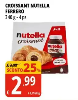 Tigros Croissant Nutella Ferrero offerta