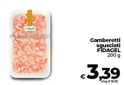 Ipercoop Radenza Gamberetti sgusciati FIDAGEL offerta