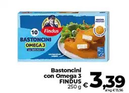 Ipercoop Radenza Bastoncini con Omega 3 Findus offerta