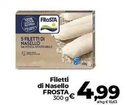 Ipercoop Radenza Filetti di Nasello FROSTA offerta