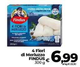 Ipercoop Radenza 4 Fiori di Merluzzo Findus offerta