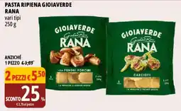 Tigros Pasta ripiena GioiaVerde Rana offerta