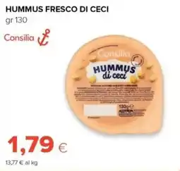 Tigre Hummus fresco di ceci Consilia offerta