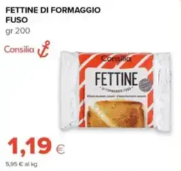 Tigre Fettine di formaggio fuso Consilia offerta
