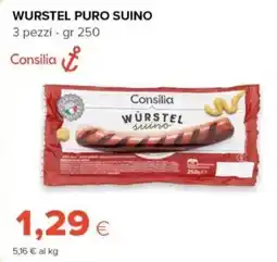 Tigre Würstel puro suino Consilia offerta