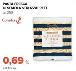 Tigre Pasta fresca di semola strozzapreti Consilia offerta