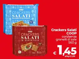 Ipercoop Radenza Crackers Salati COOP offerta
