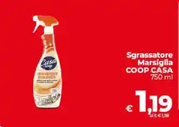 Ipercoop Radenza Sgrassatore marsiglia COOP CASA offerta