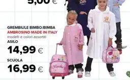 Oasi Grembiule bimbo/bimba Ambrosino offerta