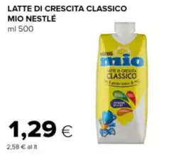 Oasi Latte di crescita classico mio Nestlé offerta
