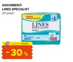 Oasi Assorbenti lines specialist unisex offerta