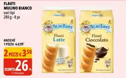 Tigros Flauti Mulino Bianco offerta