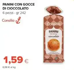 Tigre Panini con gocce di cioccolato Consilia offerta