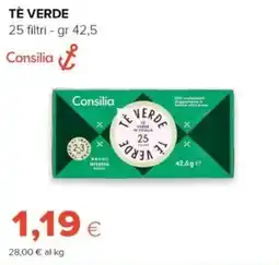 Tigre Tè verde Consilia offerta