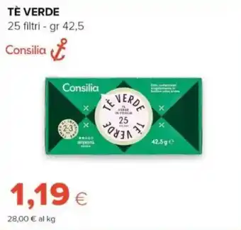 Tigre Tè verde Consilia offerta