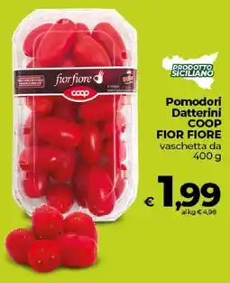 Ipercoop Radenza Pomodori Datterini COOP FIOR FIORE offerta