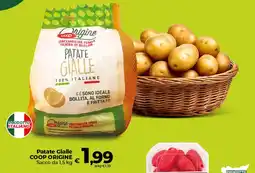 Ipercoop Radenza Patate Gialle COOP ORIGINE offerta