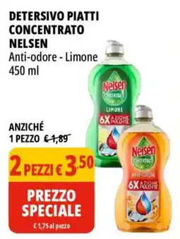 Tigros Detersivo piatti concentrato Nelson Anti-odore - Limone offerta