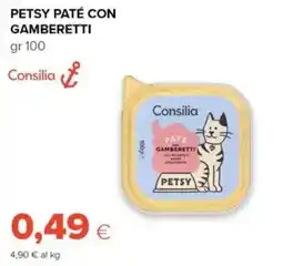 Tigre Petsy paté con gamberetti Consilia offerta