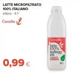 Tigre Latte microfiltrato Consilia offerta