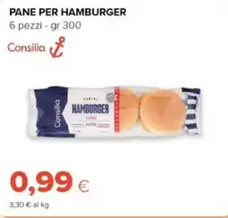 Tigre Pane per hamburger Consilia offerta