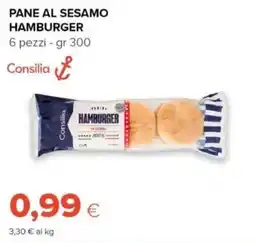 Tigre Pane al sesamo hamburger Consilia offerta