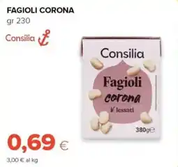 Tigre Fagioli corona Consilia offerta