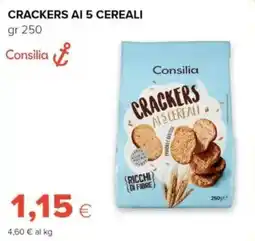Tigre Crackers ai 5 cereali Consilia offerta