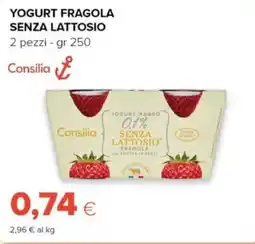 Tigre Yogurt fragola senza lattosio Consilia offerta