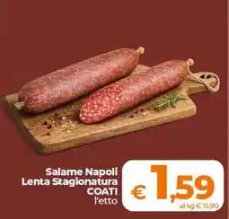 Ipercoop Radenza Salame Napoli Lenta Stagionatura COATI offerta