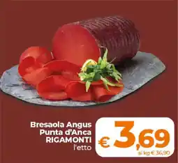 Ipercoop Radenza Bresaola Angus Punta d'Anca Rigamonti offerta