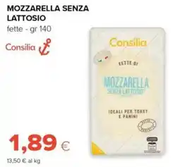 Tigre Mozzarella senza lattosio Consilia offerta