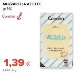 Tigre Mozzarella a fette Consilia offerta