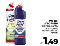 Ipercoop Radenza Wc Gel LYSOFORM offerta