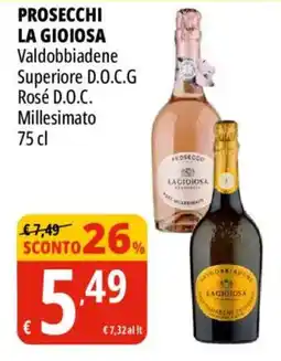 Tigros Prosecco La Gioiosa offerta