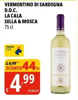 Tigros Vermentino di Sardegna La Cala offerta