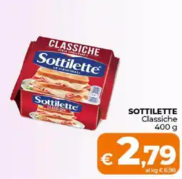 Ipercoop Radenza Sottilette Classiche offerta