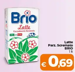 Ipercoop Radenza Latte Parz. S cremato BRIO offerta