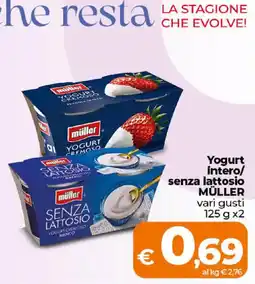 Ipercoop Radenza Yogurt intero/senza lattosio MÜLLER offerta