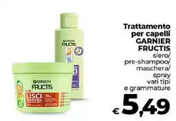 Ipercoop Radenza Trattamento per capelli Garnier Fructis offerta