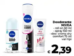Ipercoop Radenza Deodorante NIVEA offerta