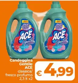 Ipercoop Radenza Candeggina Gentile ACE classica offerta