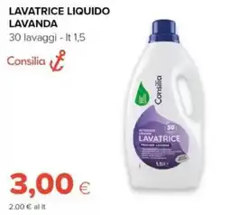 Tigre Lavatrice liquido lavanda Consilia offerta