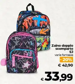 Ipercoop Radenza Zaino doppio scomparto SJ offerta