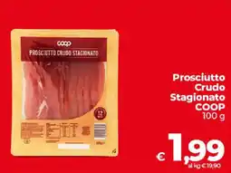 Ipercoop Radenza Prosciutto Crudo Stagionato COOP offerta
