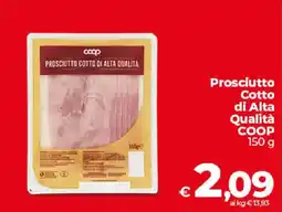 Ipercoop Radenza Prosciutto Cotto di Alta Qualità COOP offerta