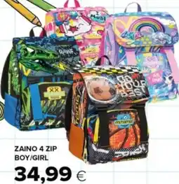 Oasi Zaino 4 zip boy/girl offerta