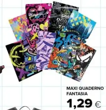 Maxi quaderno fantasia