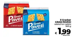 Ipercoop Radenza Il cracker gran pavesi offerta